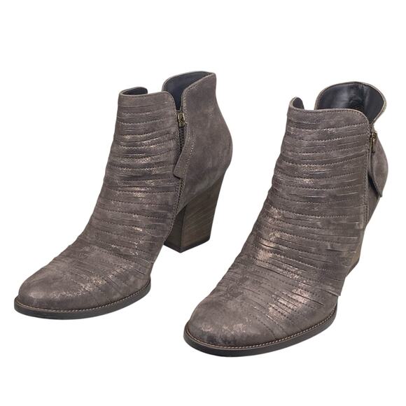 Paul Green Women's Malibu Brown Leather Side Zip Ankle Boot Size 7.5 US 10 - Picture 6 of 13